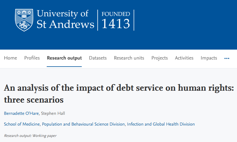 View more information about the paper " An analysis of the impact of debt service on human rights."